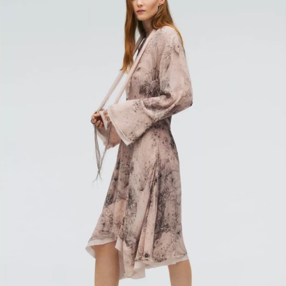 Zara Studio limited edition collection s/s 13 2023 Floral Midi Dress